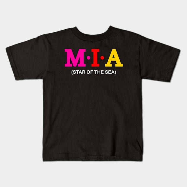 Mia - Star of The Sea. Kids T-Shirt by Koolstudio